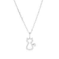 Collana Amen Donna Animalier Luxury in Argento Zircone CLCABBZ - CLCABBZ